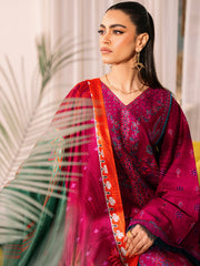 203 - B | 3 PC - Unstitched LA'HIRA Lawn  By Binilyas