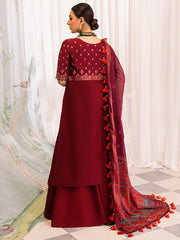 204 - A | 3 PC - Unstitched LA'HIRA Lawn  By Binilyas