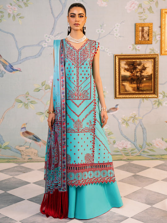 204 - B | 3 PC - Unstitched LA'HIRA Lawn  By Binilyas