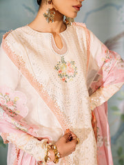 205 - A | 3 PC - Unstitched LA'HIRA Lawn  By Binilyas