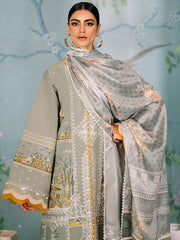 206 - A | 3 PC - Unstitched LA'HIRA Lawn  By Binilyas