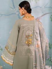 206 - A | 3 PC - Unstitched LA'HIRA Lawn  By Binilyas