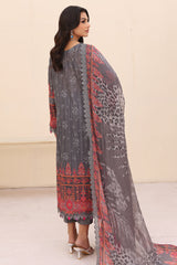 CN4-006 | 3PC Unstitched Embroidered Lawn Naranji By Charizma