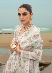 4B | Dove's Song - Cloud | 3PC Unstitched Lawn Crimson By Saira Shakira