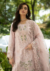 3-PC Unstitched Embroidered Luxury Lawn By Elaf | ELQ-1B