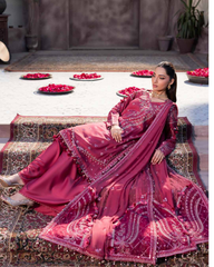 3-PC Unstitched Luxury Viscose Noor E Fajar Dehleez By Raeesa Premium | Novia