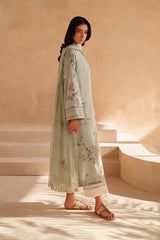 3-PC Unstitched Embroidered Exclusive Lawn By Iznik | UE-597