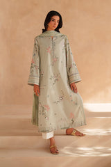 3-PC Unstitched Embroidered Exclusive Lawn By Iznik | UE-597