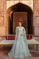 D-01 Coriander | 3PC Unstitched Suit Luxury Chiffon Dilkash By Lavish Premium