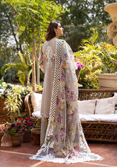 Unstitched 3-PC Embroidered Luxury Lawn By Elaf | ELM-05 RAMSHA