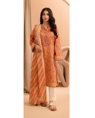 2-PC Shirt Dupatta Unstitched Printed Lawn By Zellbury | 0219