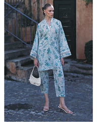 2-PC Stitched Printed Lawn Ready To Wear By Elaf Premium | EPV-7A