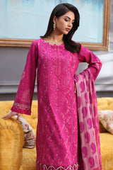 3-PC Charizma Combination Lawn Shirt with Printed Chiffon Dupatta CCS4-08