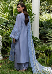 3-PC Unstitched Embroidered Luxury Lawn By Elaf | ELQ-2B