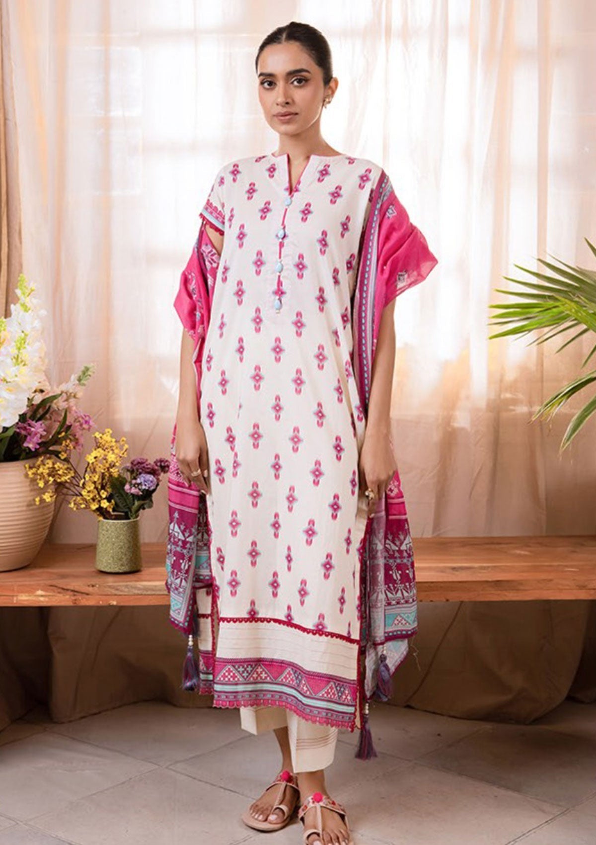 22 | 3PC Unstitched Lawn Collection By Zellbury