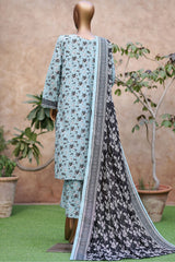 3-PC Stitched Exclusive Printed Khaddar By Bin Saeed | WK-2392