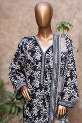 3-PC Stitched Exclusive Printed Khaddar By Bin Saeed | WK-2393