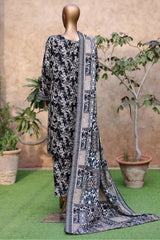 3-PC Stitched Exclusive Printed Khaddar By Bin Saeed | WK-2393