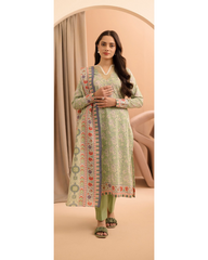 2-PC Shirt Dupatta Unstitched Printed Lawn By Zellbury | 0220