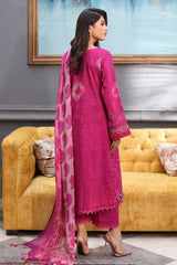 3-PC Charizma Combination Lawn Shirt with Printed Chiffon Dupatta CCS4-08