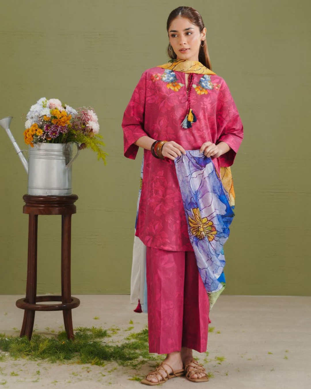 3-PC Unstitched Digital Prints Coco By Zara Shahjahan | Gece-5A