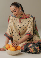 3-PC Unstitched Digital printed Linen Amber Days By Zara Shahjahan | 3B