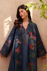 3-PC Unstitched Embroidered Textured EId Lawn By Iznik | EL-01