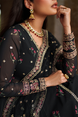 3-PC Unstitched Printed Charmeuse Printed Formals By Iznik | UE-550