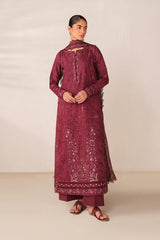 3-PC Unstitched Embroidered Exclusive Lawn By Iznik | UE-609