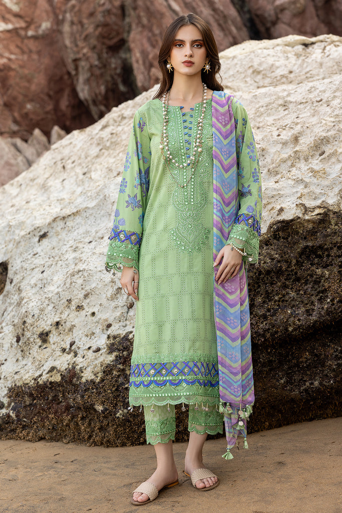 SN4-06 | 3PC Unstitched Sunshine Premium Lawn By Charizma