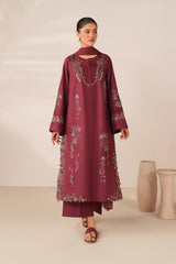 3-PC Unstitched Embroidered Exclusive Lawn By Iznik | UE-610