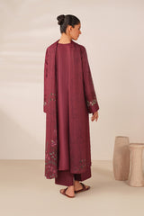 3-PC Unstitched Embroidered Exclusive Lawn By Iznik | UE-610