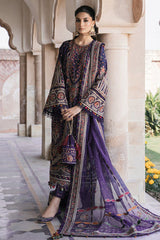 SL24-D9 | 3PC Unstitched Shahkaar Luxury Lawn By Jazmin