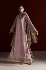 3Pc Embroidered Chiffon Unstitched Suit By Iznik