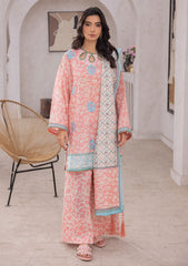 25 | 3PC Unstitched Lawn Collection By Zellbury