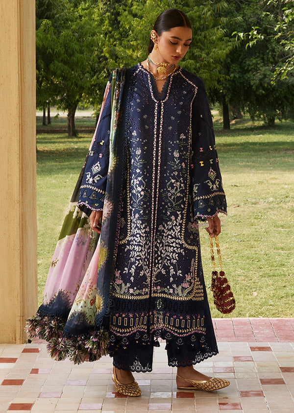 3-PC Unstitched Embroidered Lawn By Suffuse | ENA