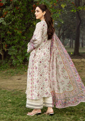 3-PC Unstitched DIgital Printed Chikankari Lawn By Elaf Premium | ERC-5A
