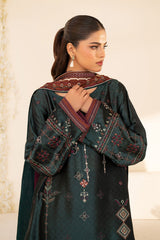 3-PC Unstitched Embroidered Jacquard Exclusive Formals by Iznik | UE-435