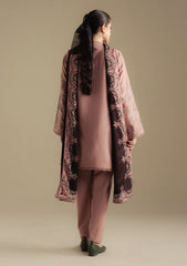 3-PC Unstitched Embroidered Plain Khaddar Coco By Zara Shahjahan | CORAL-4A