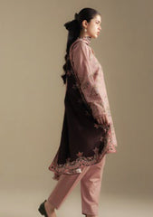 3-PC Unstitched Embroidered Plain Khaddar Coco By Zara Shahjahan | CORAL-4A