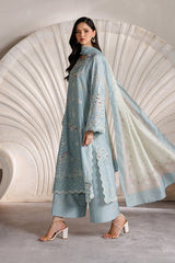 3-PC Unstitched Embroidered Festive Lawn By Iznik | IBE-10
