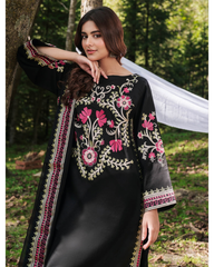 3-PC Unstitched Embroidered Lawn Silent Pine Tale By Afsanah | AL-109