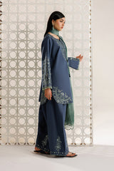 3-PC Unstitched Embroidered Exclusive Lawn By Iznik | UE-685
