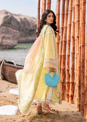 Amani (A) | 3PC Unstitched Lawn Siraa By Sadaf Fawad Khan