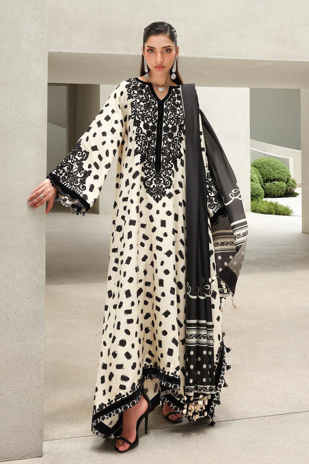 Digital Printed Viscose Silk Shirt & Trouser by Baroque