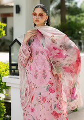 3-PC Unstitched Digital Printed Lawn Signature By Elaf | MIRA