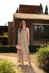 3-PC Unstitched Schiffli Embroidered Lawn Noor By Saadia Asad | D9 - B - Velisse