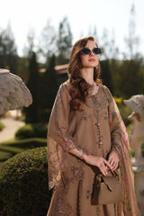 3-PC Unstitched Schiffli Embroidered Lawn Noor By Saadia Asad | D8 - A - Selene