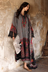 3-PC Unstitched Embroidered Linen Collection By Charizma