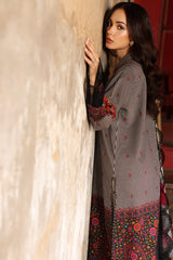3-PC Unstitched Embroidered Linen Collection By Charizma